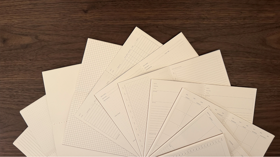 Uprise Notebook | Customizable, Modular, Refillable Journal